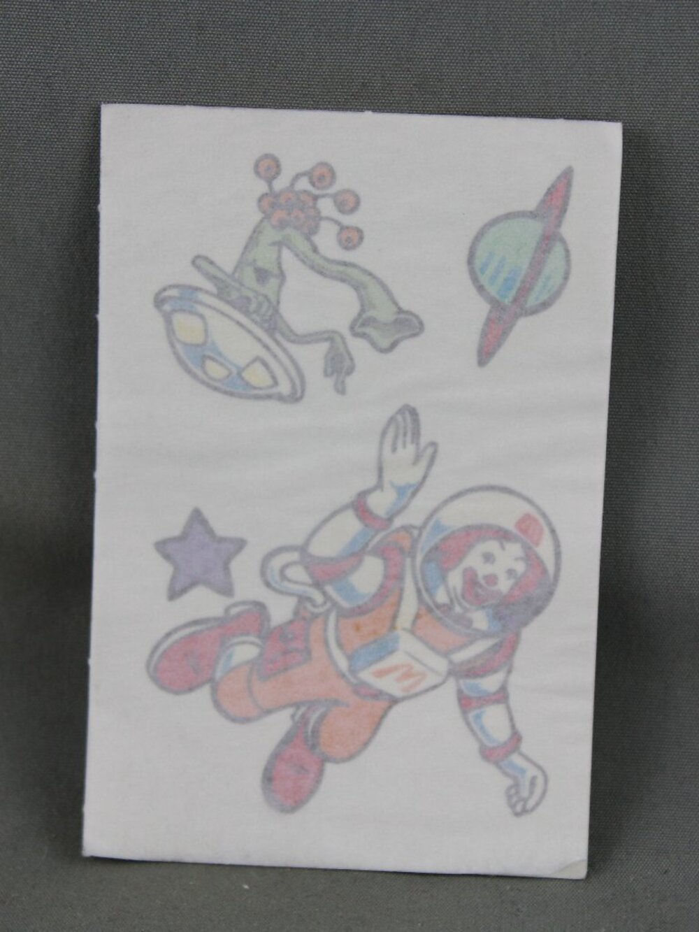 Vintage McDonald's Tattoos - Space Ronald McDonald set - New Unused